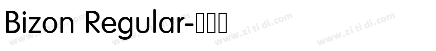 Bizon Regular字体转换